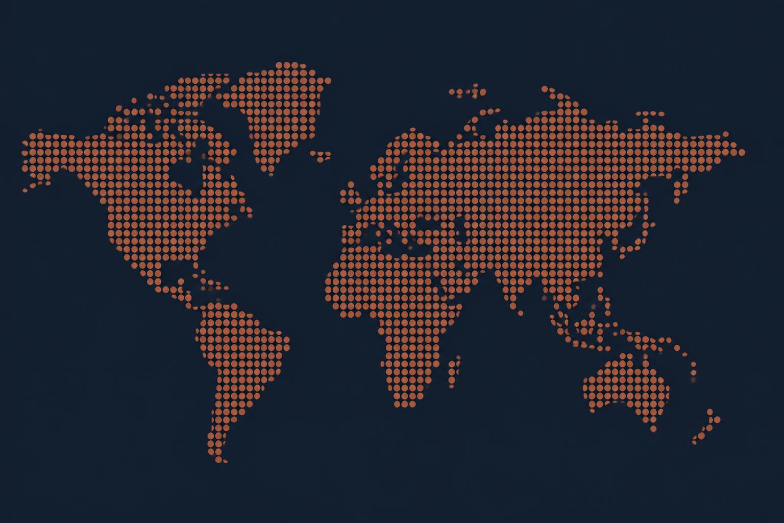 Global network of immigration pathways